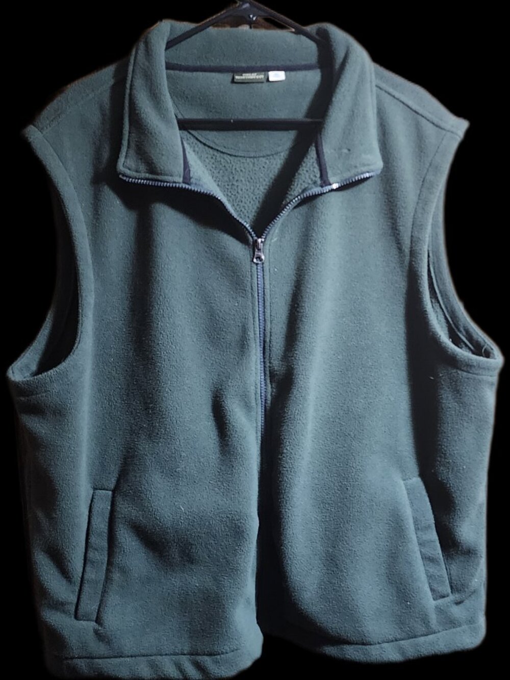 Great Northwest Men's Green Full Zip Fleece Vest Size XXL Casual Outdoor Layer